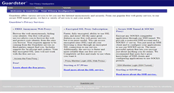Desktop Screenshot of guardster.com